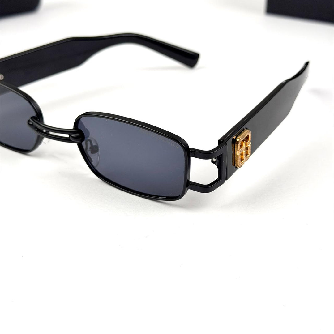Gentle Monster Linked Bridge Rectangle - Black - Giiz store