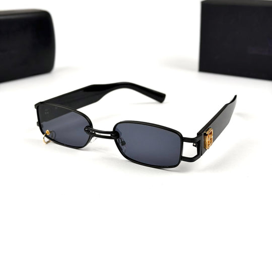 Gentle Monster Linked Bridge Rectangle - Black - Giiz store