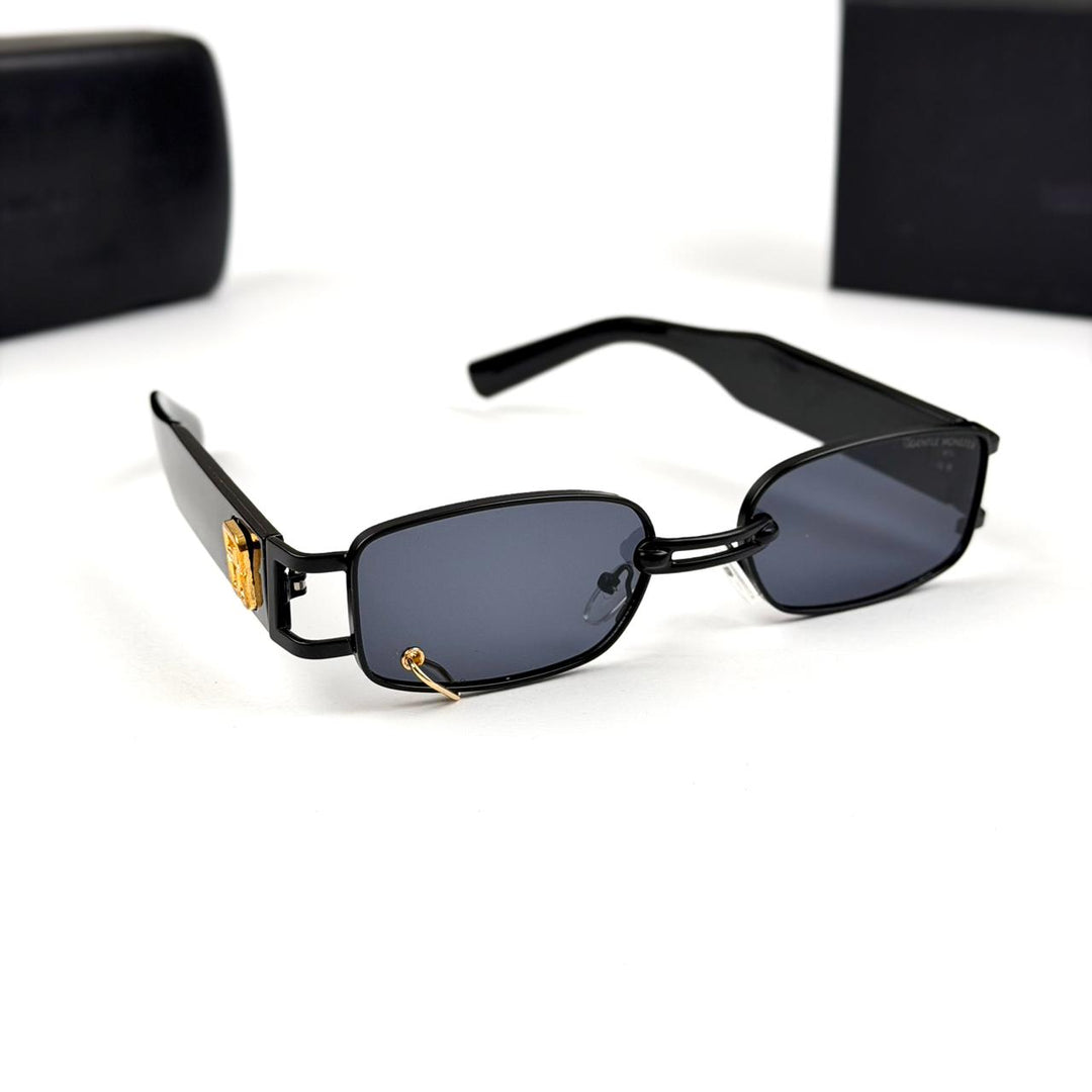 Gentle Monster Linked Bridge Rectangle - Black - Giiz store