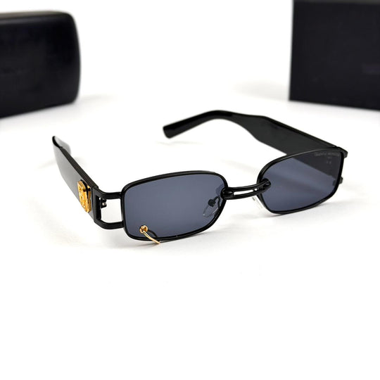 Gentle Monster Linked Bridge Rectangle - Black - Giiz store