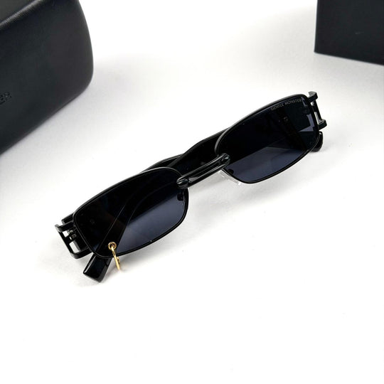 Gentle Monster Linked Bridge Rectangle - Black - Giiz store