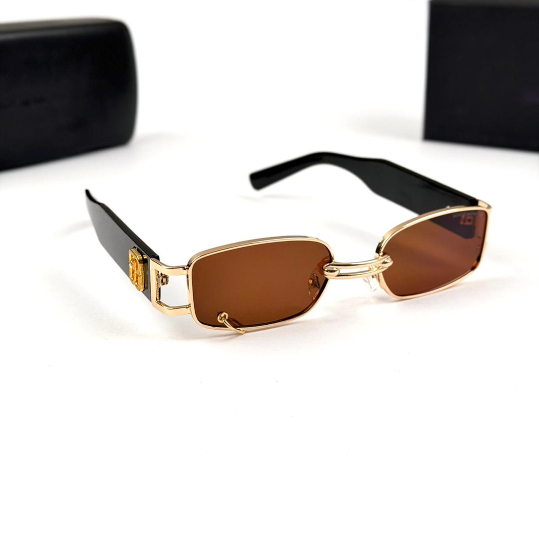 Gentle Monster Linked Bridge Rectangle - Brown - Giiz store