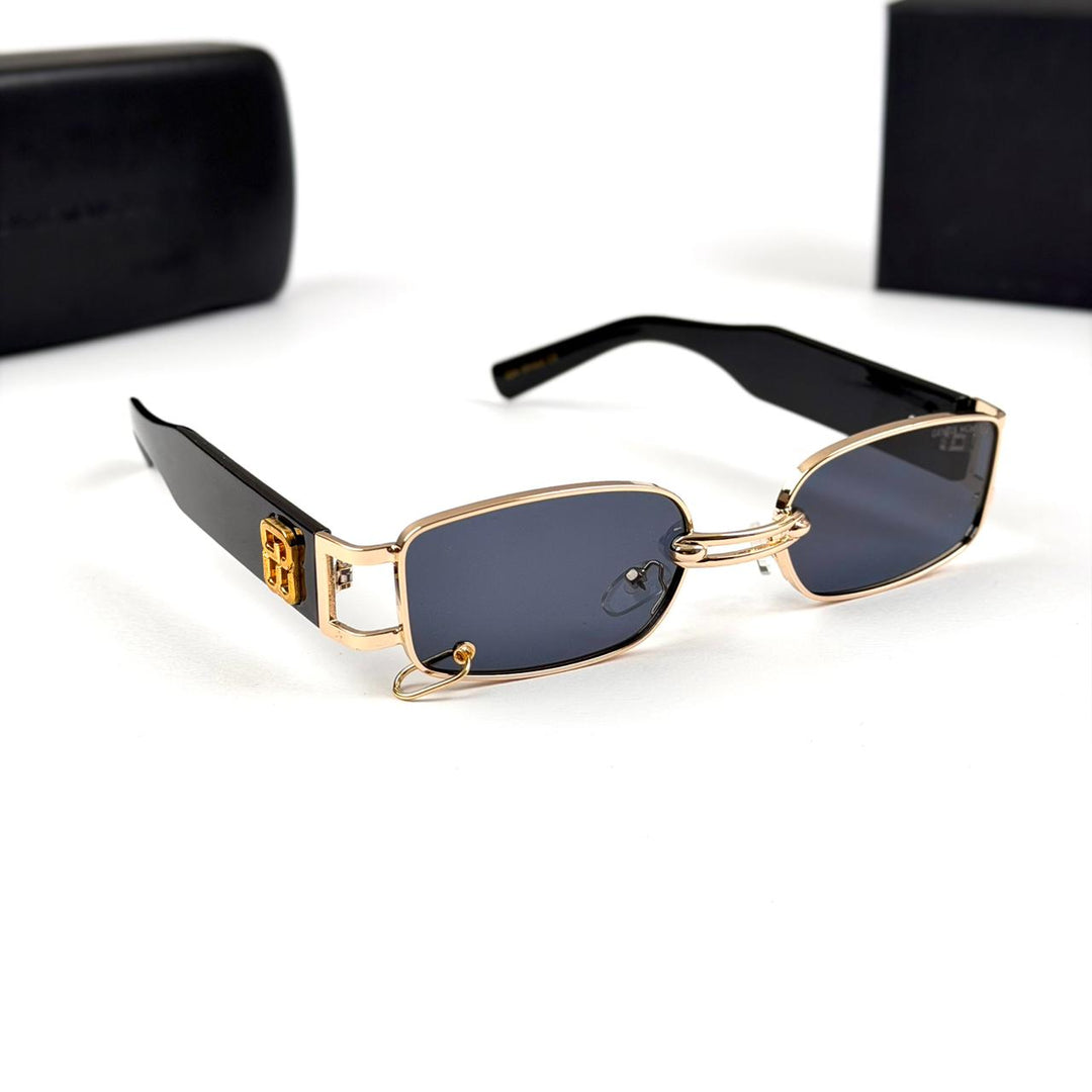 Gentle Monster Linked Bridge Rectangle - Golden Black - Giiz store