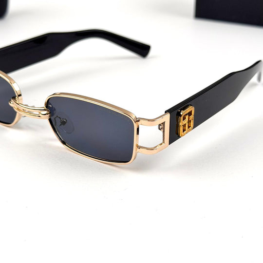 Gentle Monster Linked Bridge Rectangle - Golden Black - Giiz store