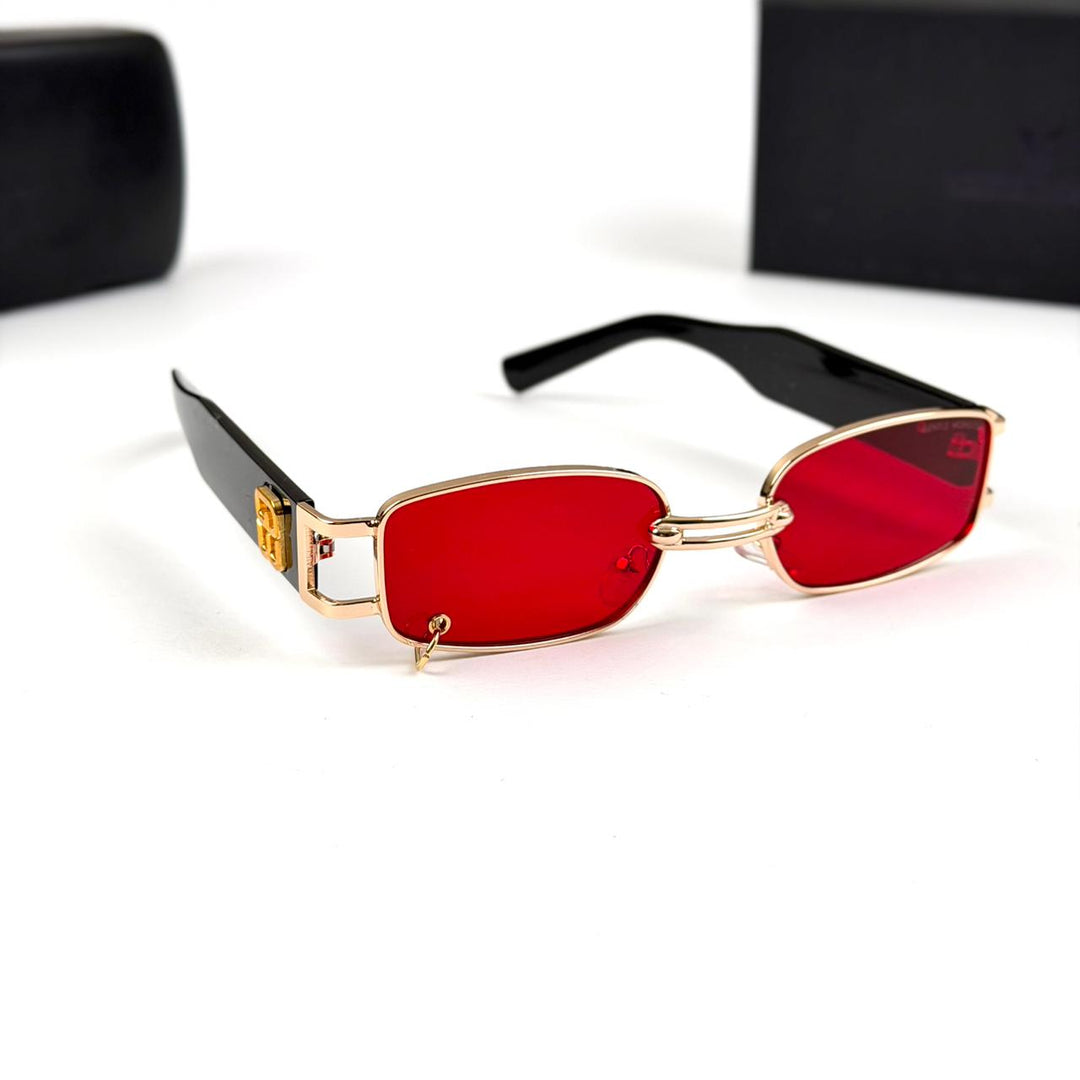 Gentle Monster Linked Bridge Rectangle - Red - Giiz store