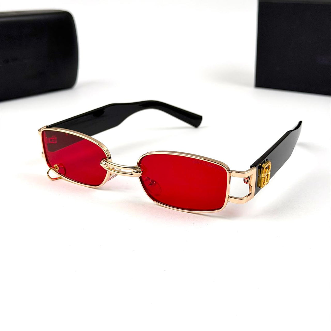 Gentle Monster Linked Bridge Rectangle - Red - Giiz store