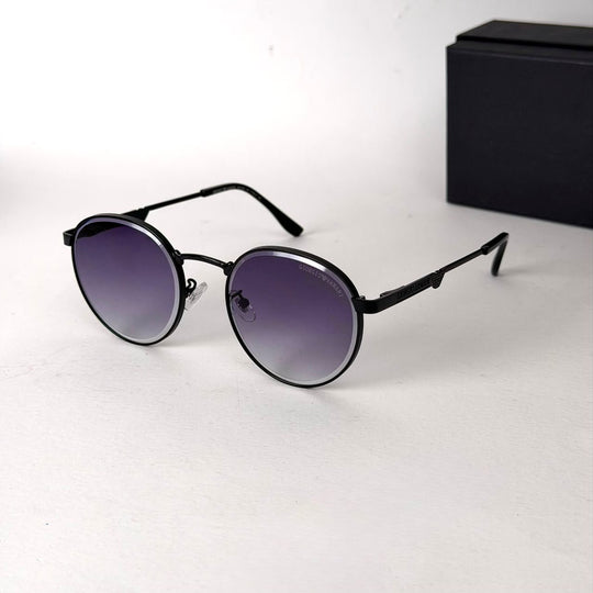 Giorgio Armani Round – Matte Black - Giiz store
