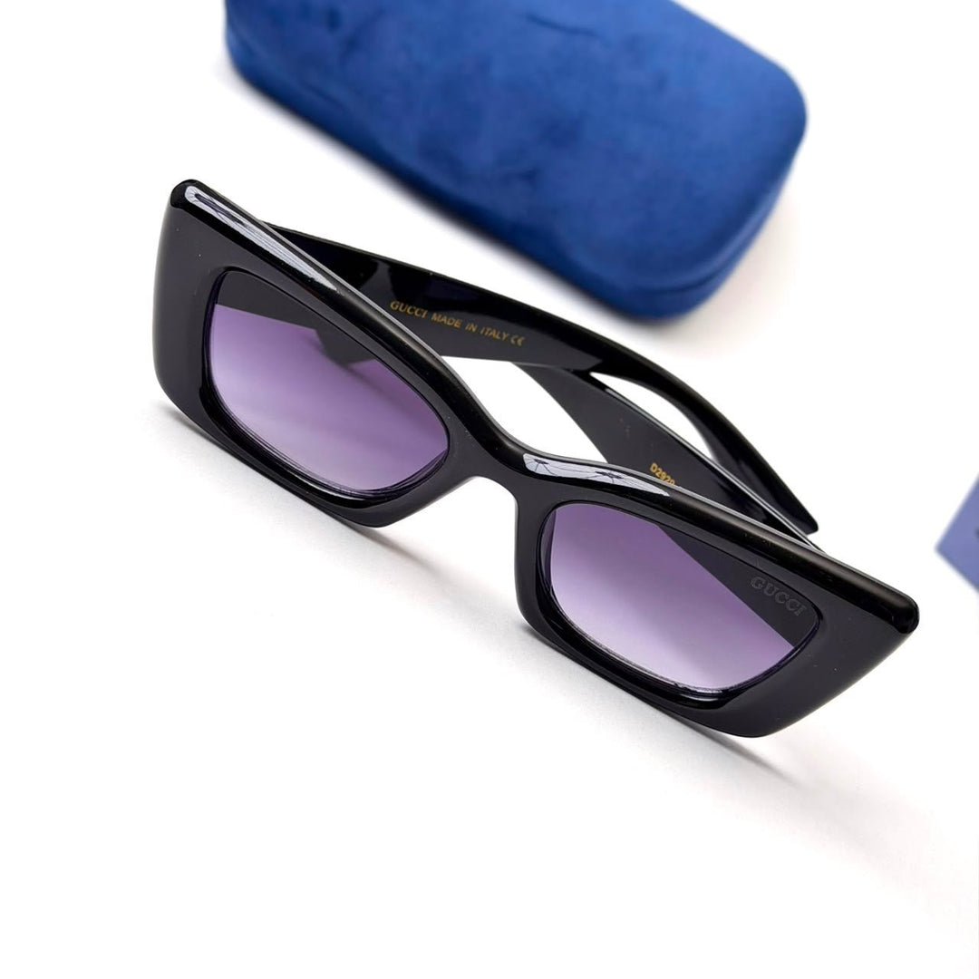 Gucci GG Logo Cat Eye – Black Purple - Giiz store