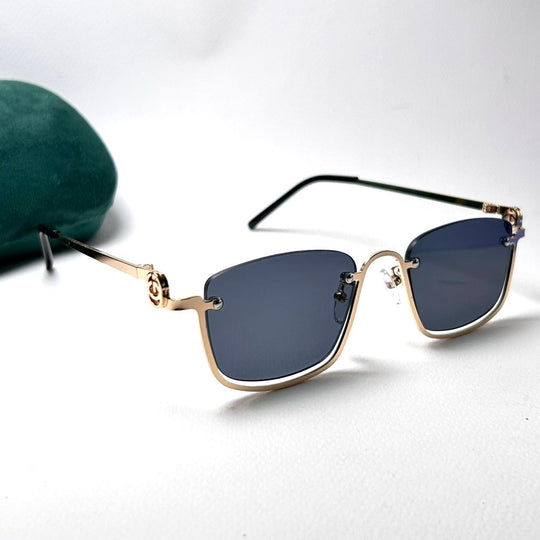 Gucci GG Rectangular Upside Down - Golden Black - Giiz store