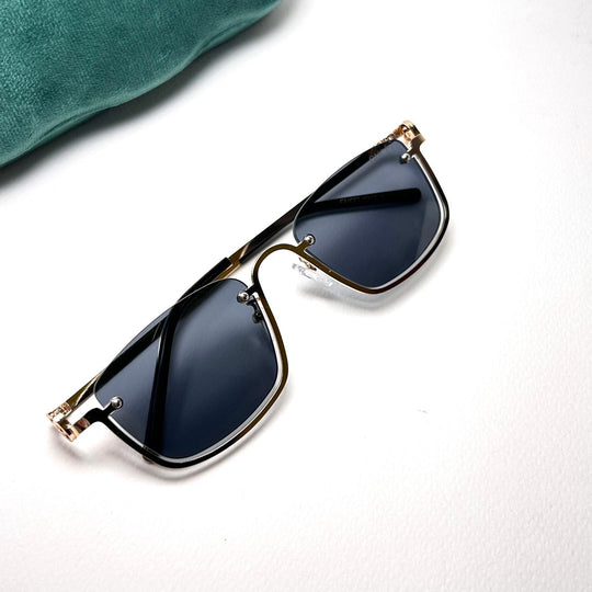 Gucci GG Rectangular Upside Down - Golden Black - Giiz store