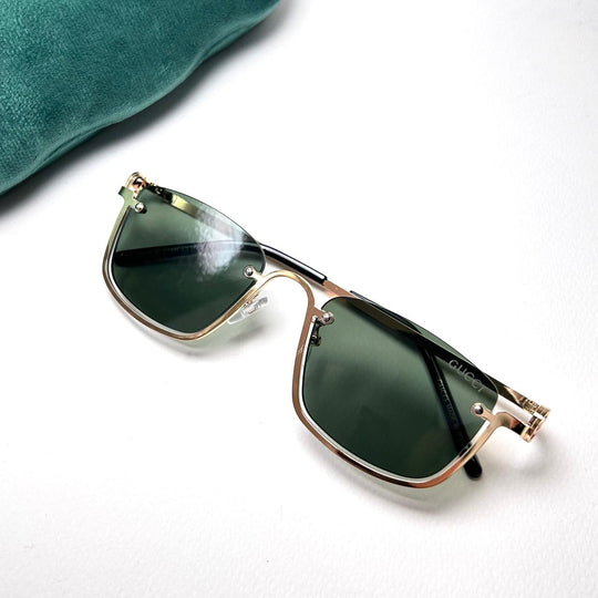 Gucci GG Rectangular Upside Down - Oily Green - Giiz store