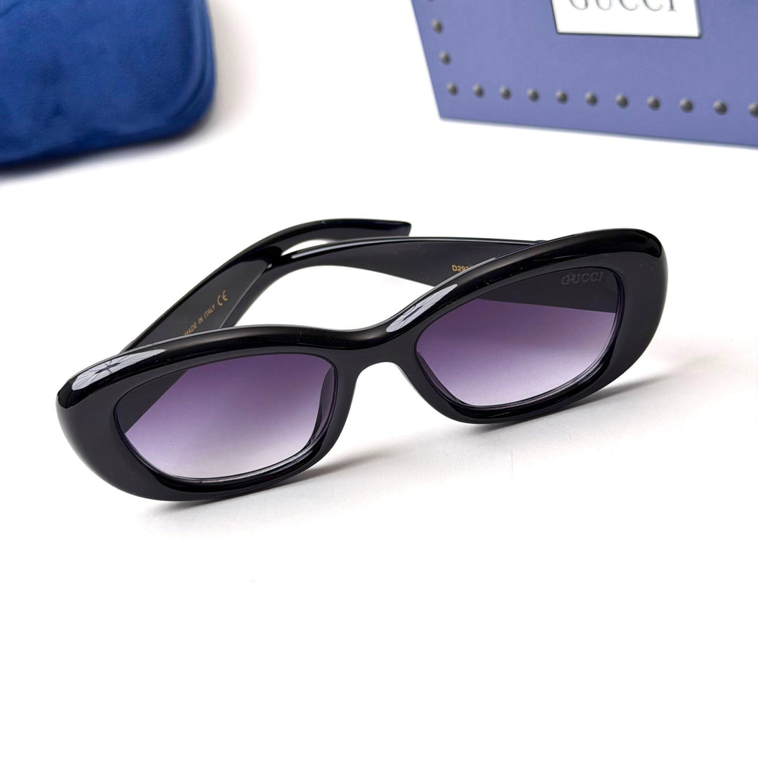Gucci GG1829SK Oval Logo – Black Purple - Giiz store