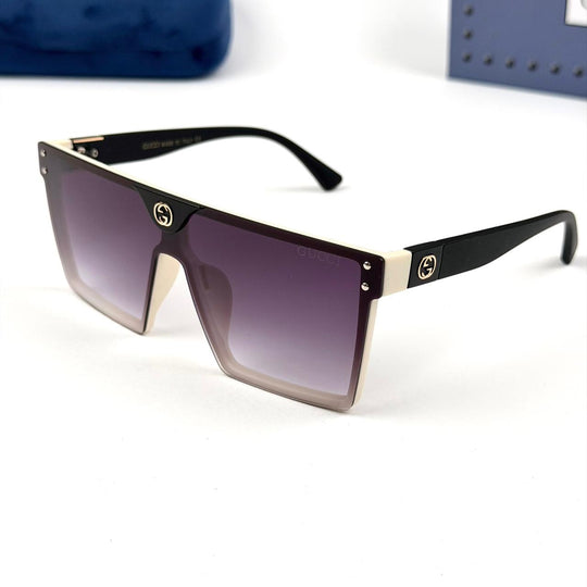 Gucci Oversize Square - Ivory Purple Gradient - Giiz store
