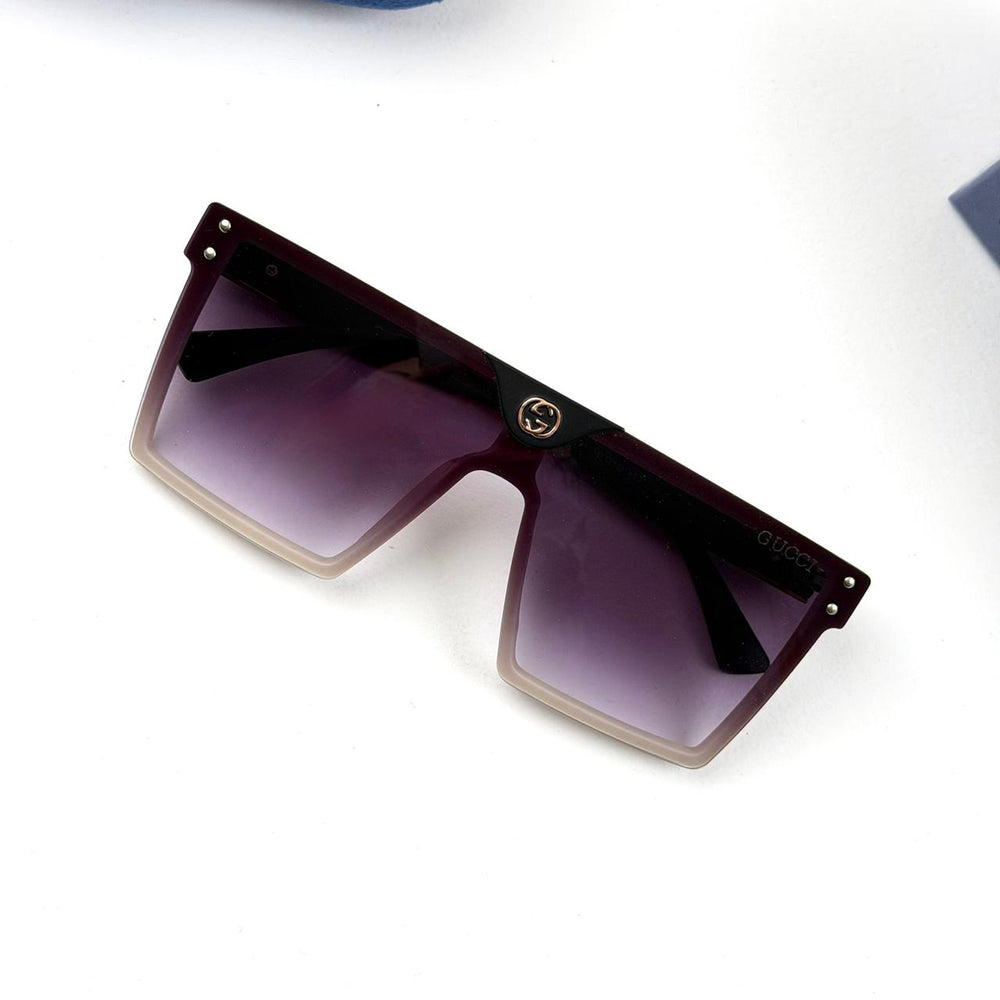 Gucci Oversize Square - Ivory Purple Gradient - Giiz store