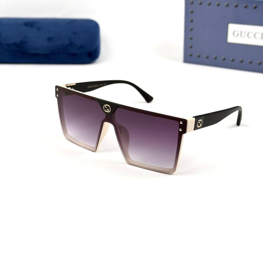 Gucci Oversize Square - Ivory Purple Gradient - Giiz store