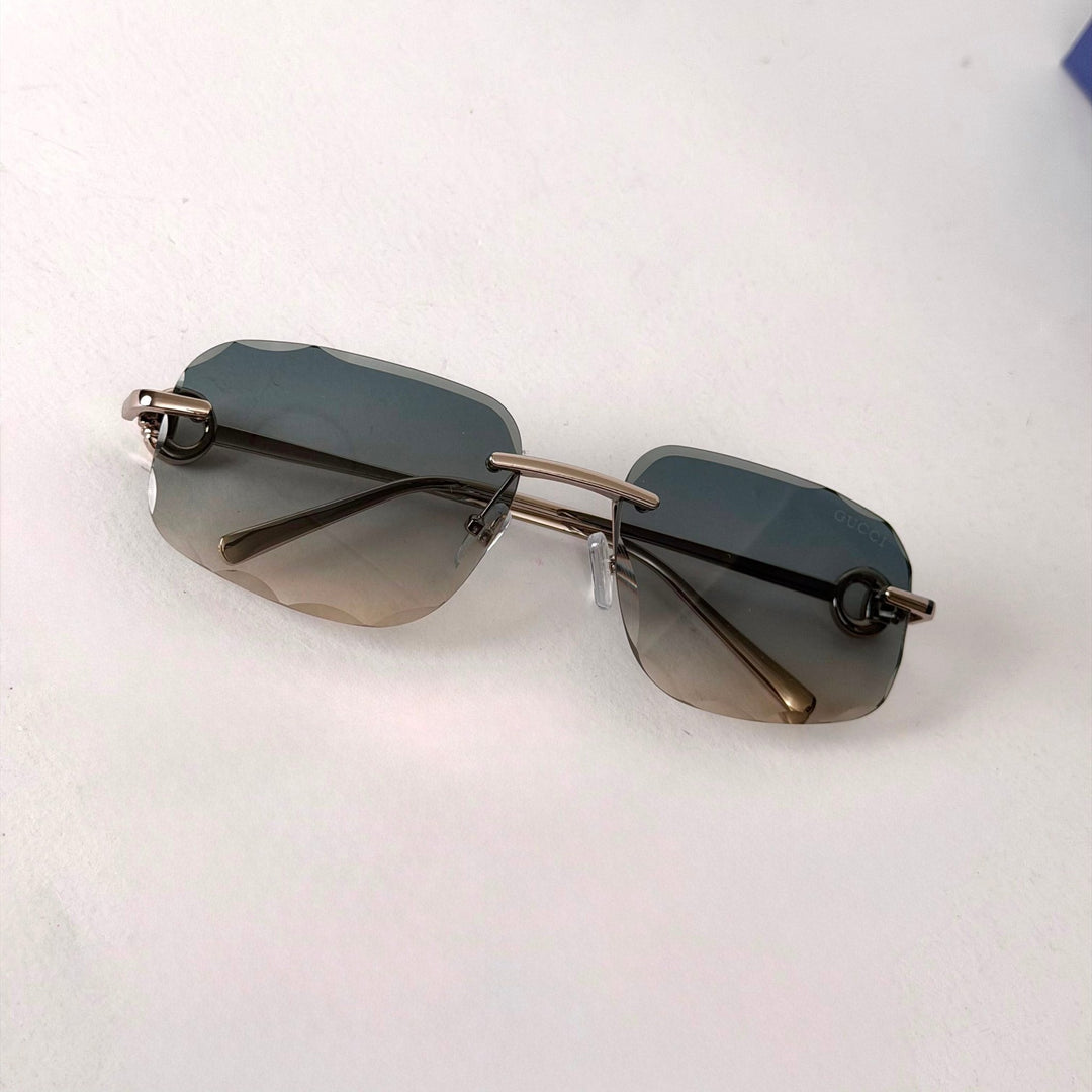 Gucci Rimless – Crystal Grey - Giiz store