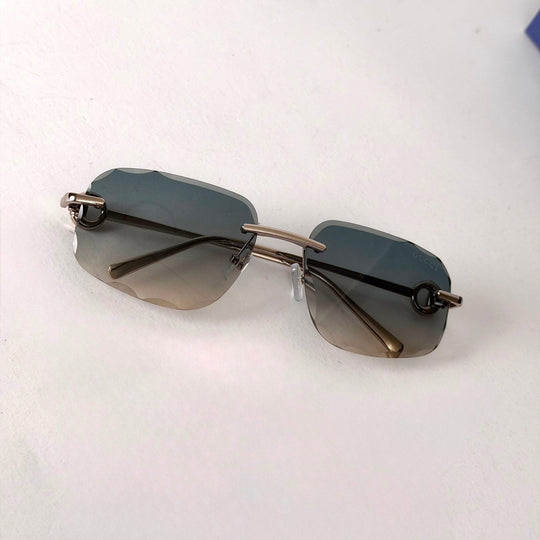 Gucci Rimless – Crystal Grey - Giiz store