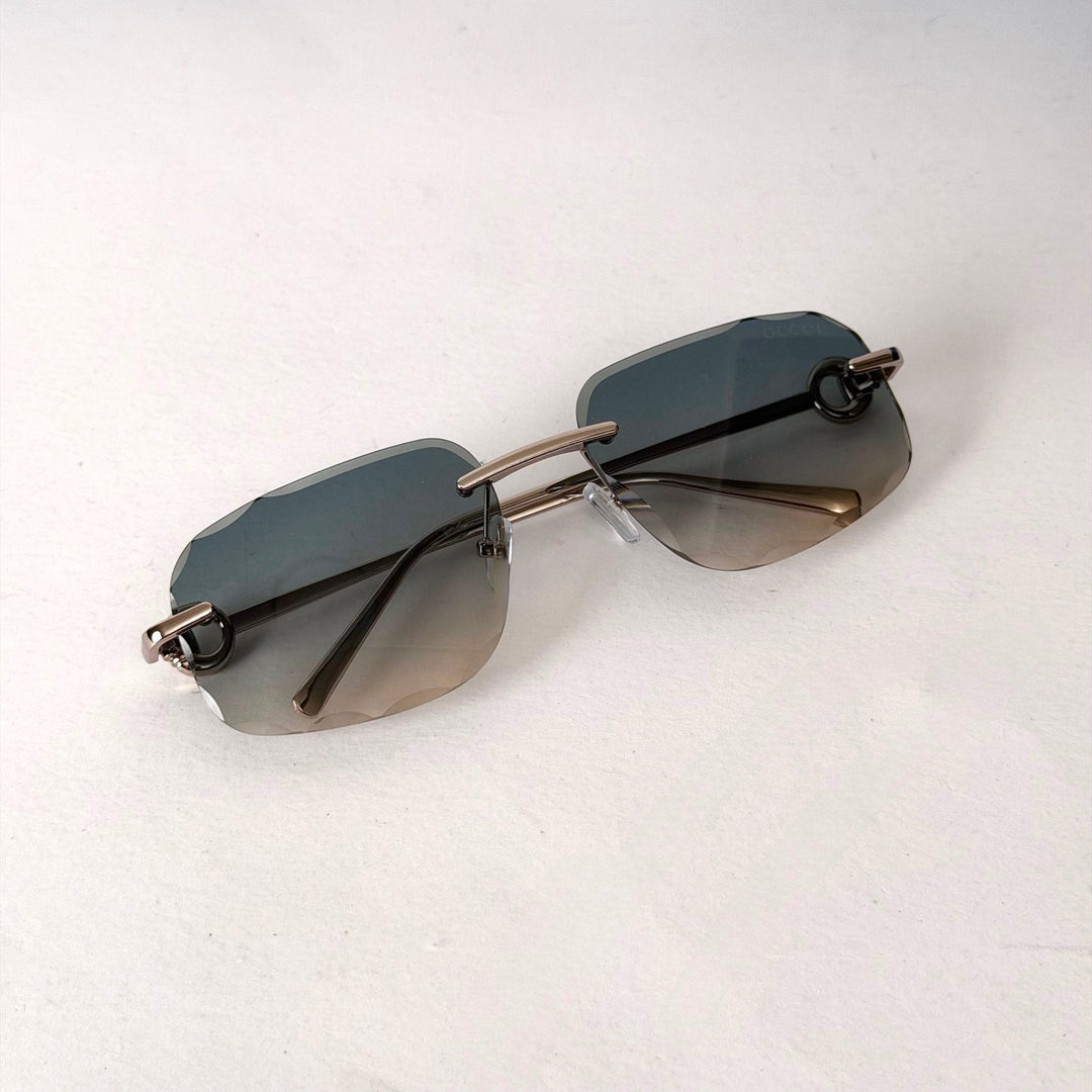Gucci Rimless – Crystal Grey - Giiz store