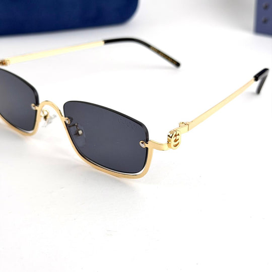 Gucci Rimless Rectangle – Gold/Black - Giiz store