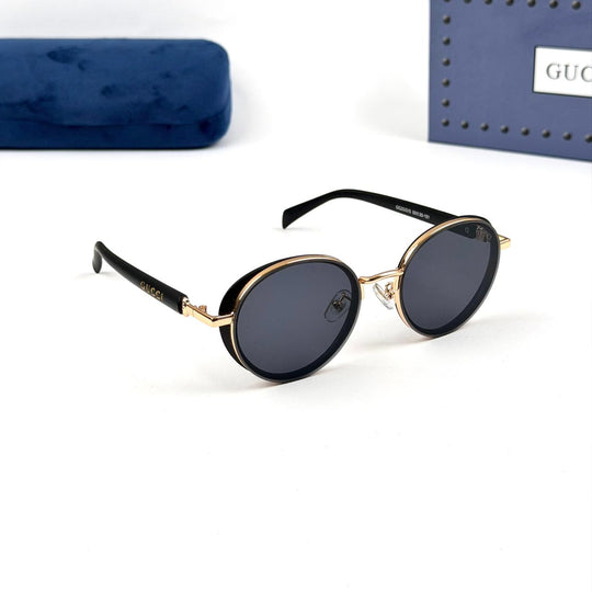 Gucci Round GG2500 - Golden Black - Giiz store