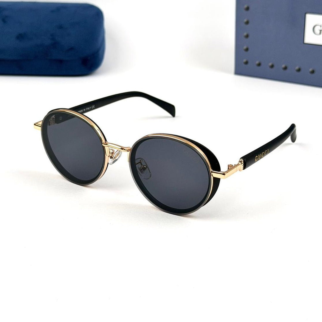Gucci Round GG2500 - Golden Black - Giiz store