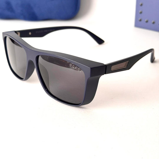 GUCCI Web Square – Matte Black Grey - Giiz store