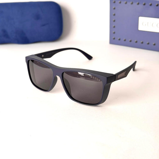 GUCCI Web Square – Matte Black Grey - Giiz store