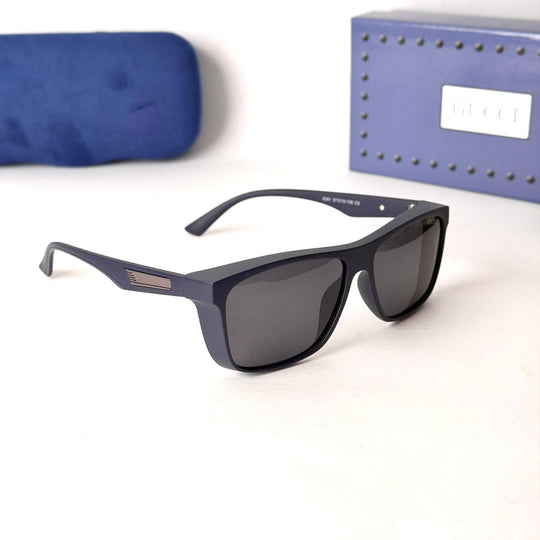 GUCCI Web Square – Matte Black Grey - Giiz store