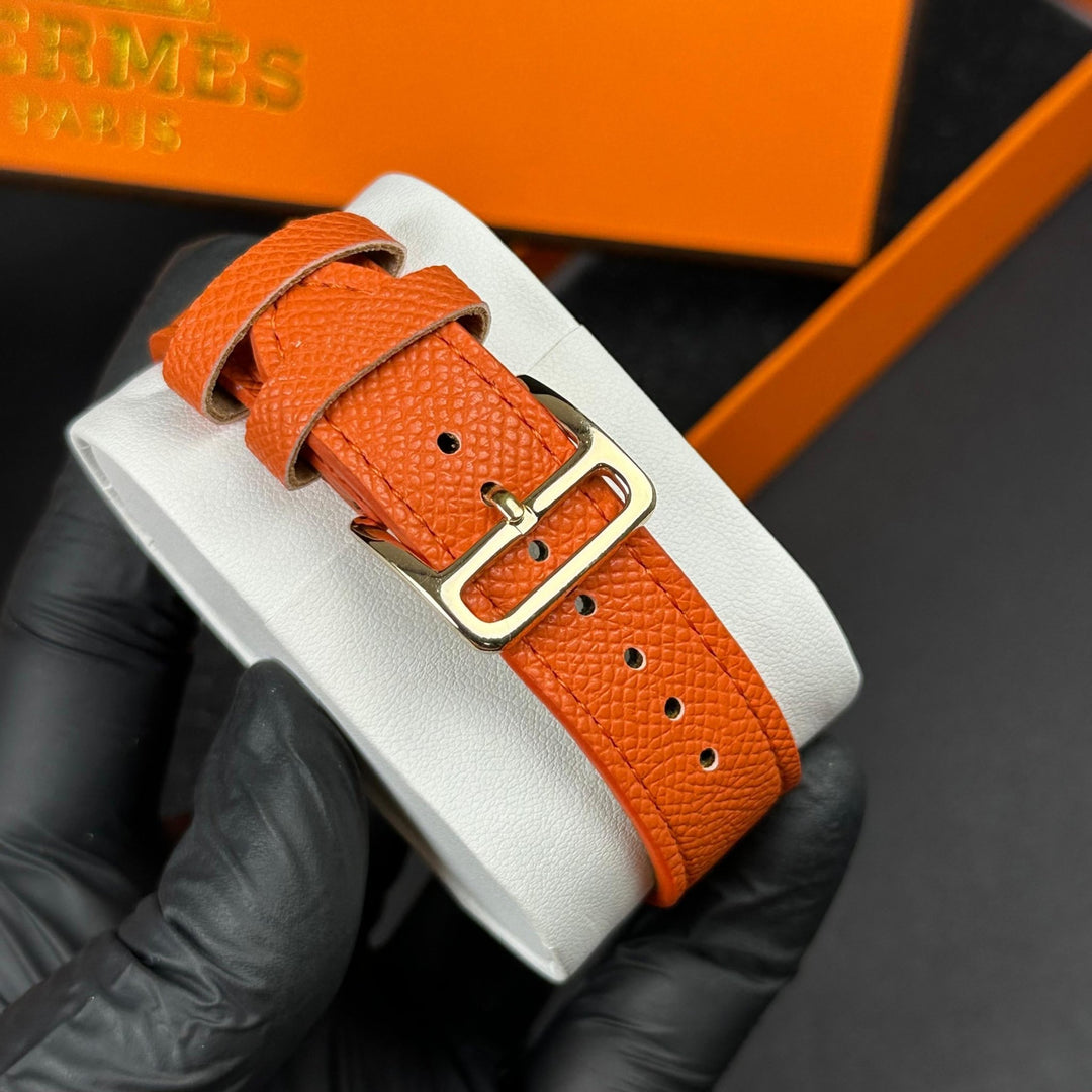 Hermès H Crystal – Gold Orange - Giiz store