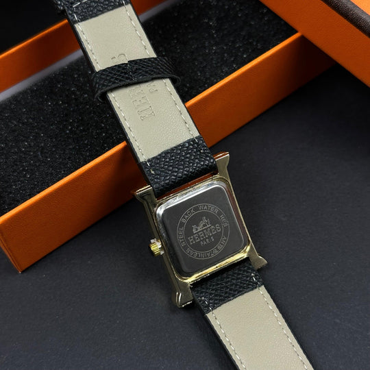 Hermès H Watch – Gold Black - Giiz store