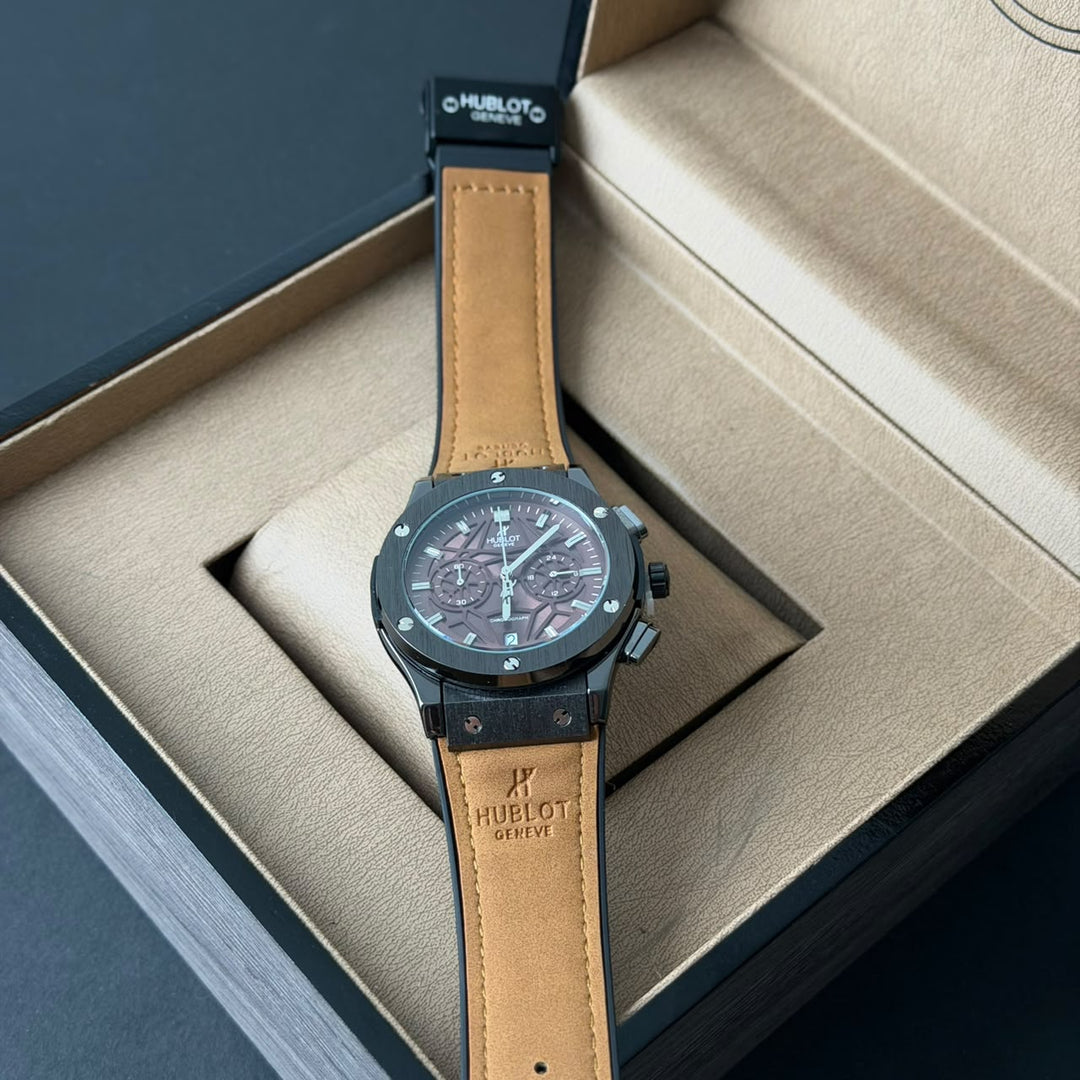 Hublot Classic Fusion Chronograph – Burgundy Skeleton Edition - Giiz store