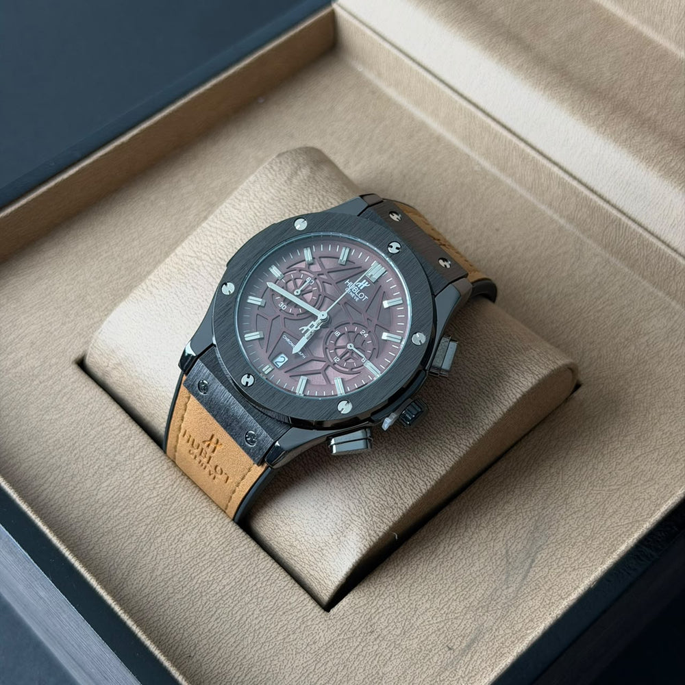 Hublot Classic Fusion Chronograph – Burgundy Skeleton Edition - Giiz store