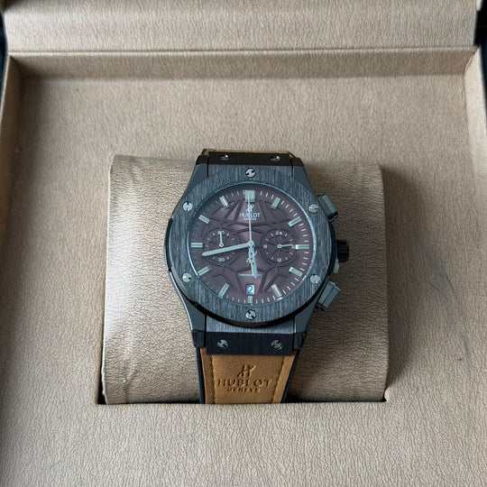 Hublot Classic Fusion Chronograph – Burgundy Skeleton Edition - Giiz store