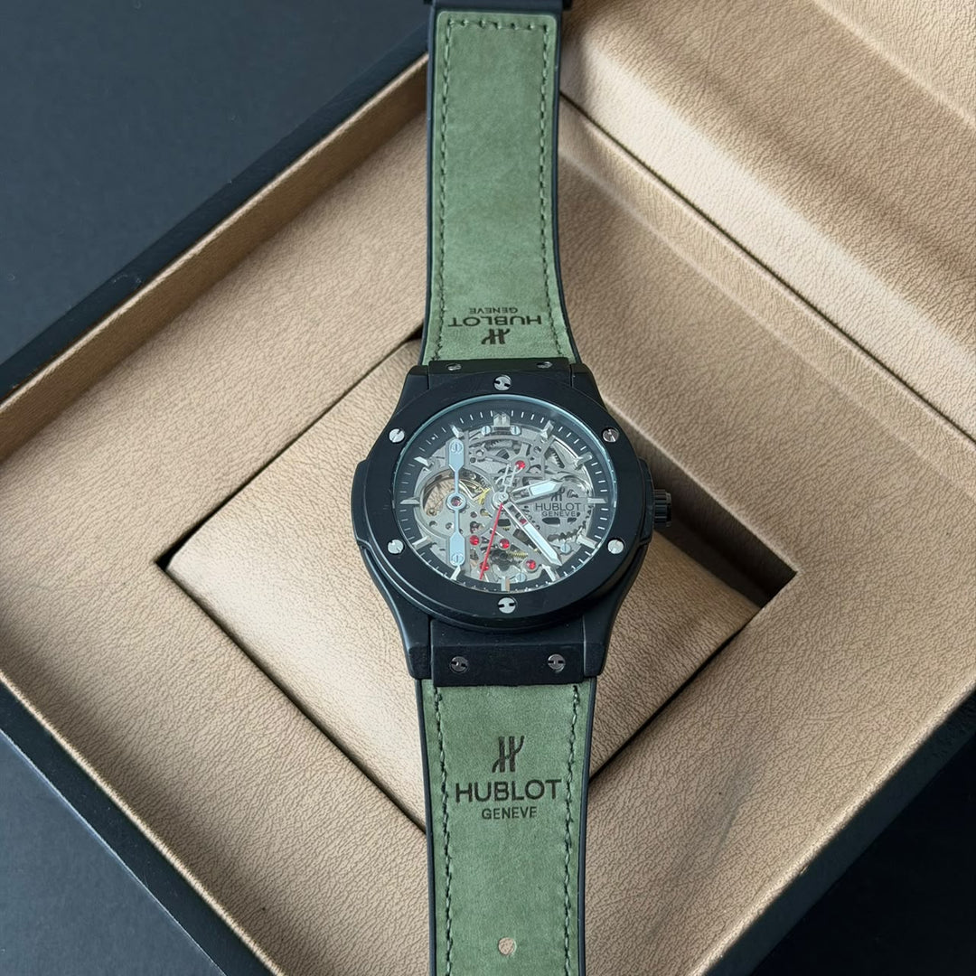 Hublot Classic Fusion Skeleton – Green Edition - Giiz store