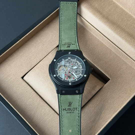 Hublot Classic Fusion Skeleton – Green Edition - Giiz store