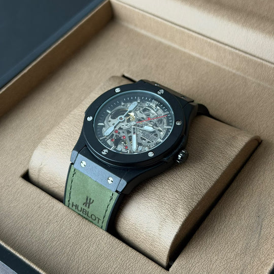 Hublot Classic Fusion Skeleton – Green Edition - Giiz store