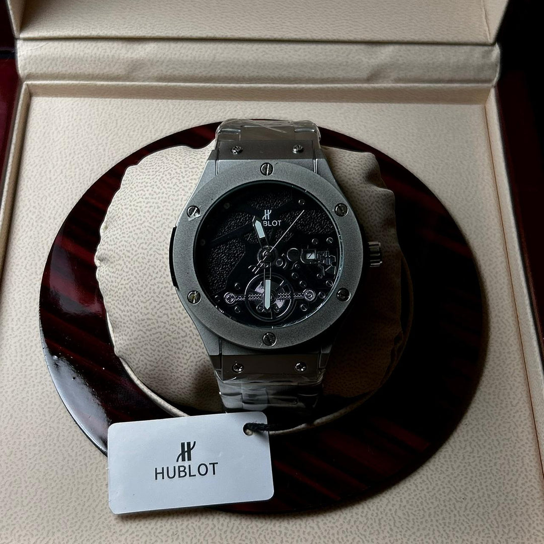Hublot Classic Fusion Skeleton Homage – Black - Giiz store
