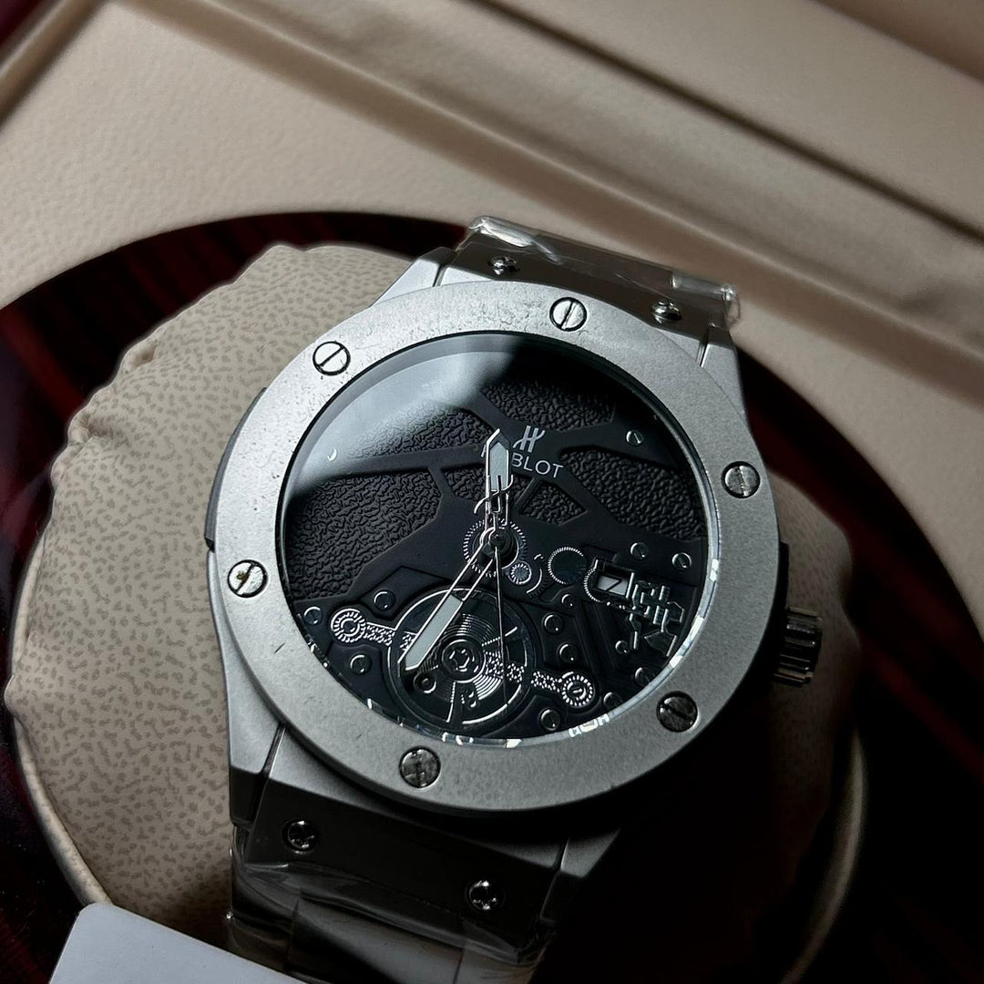 Hublot Classic Fusion Skeleton Homage – Black - Giiz store
