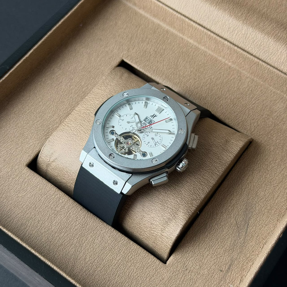 Hublot Classic Fusion Tourbillon Chronograph – Ice Silver Edition - Giiz store