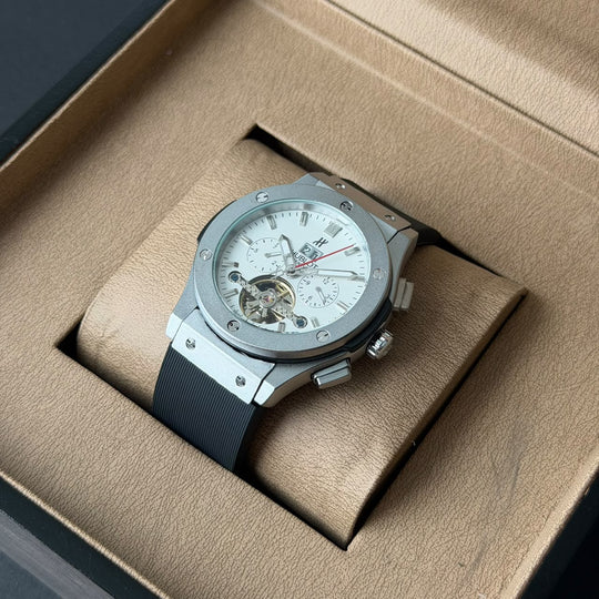 Hublot Classic Fusion Tourbillon Chronograph – Ice Silver Edition - Giiz store