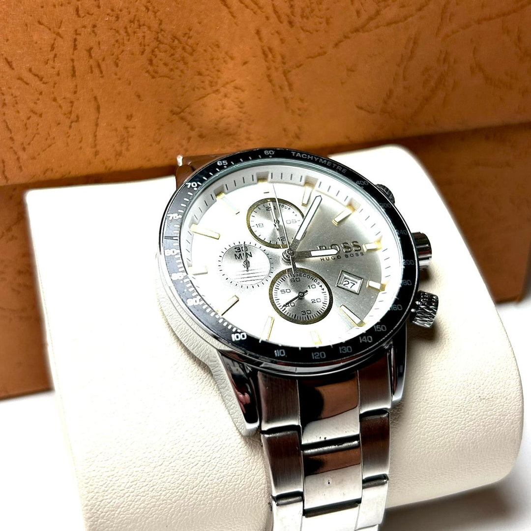 Hugo Boss Executive Chronograph - Silver - Giiz store