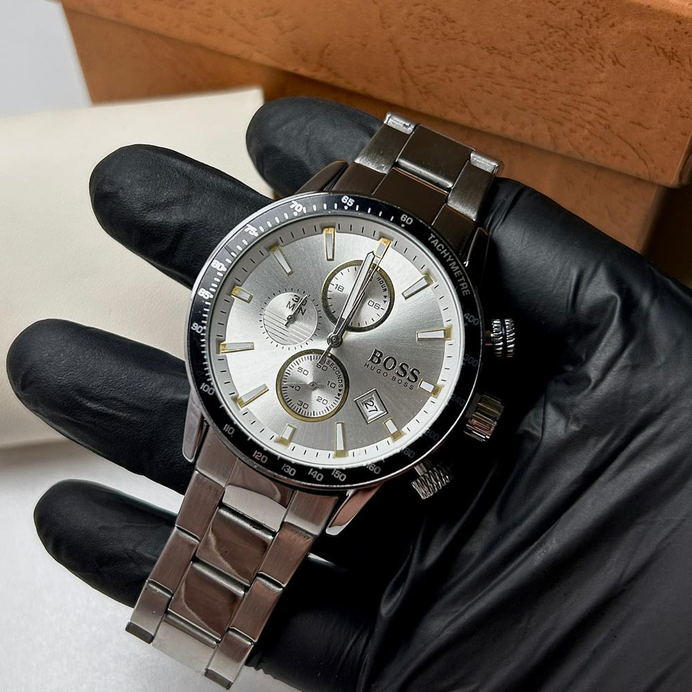 Hugo Boss Executive Chronograph - Silver - Giiz store