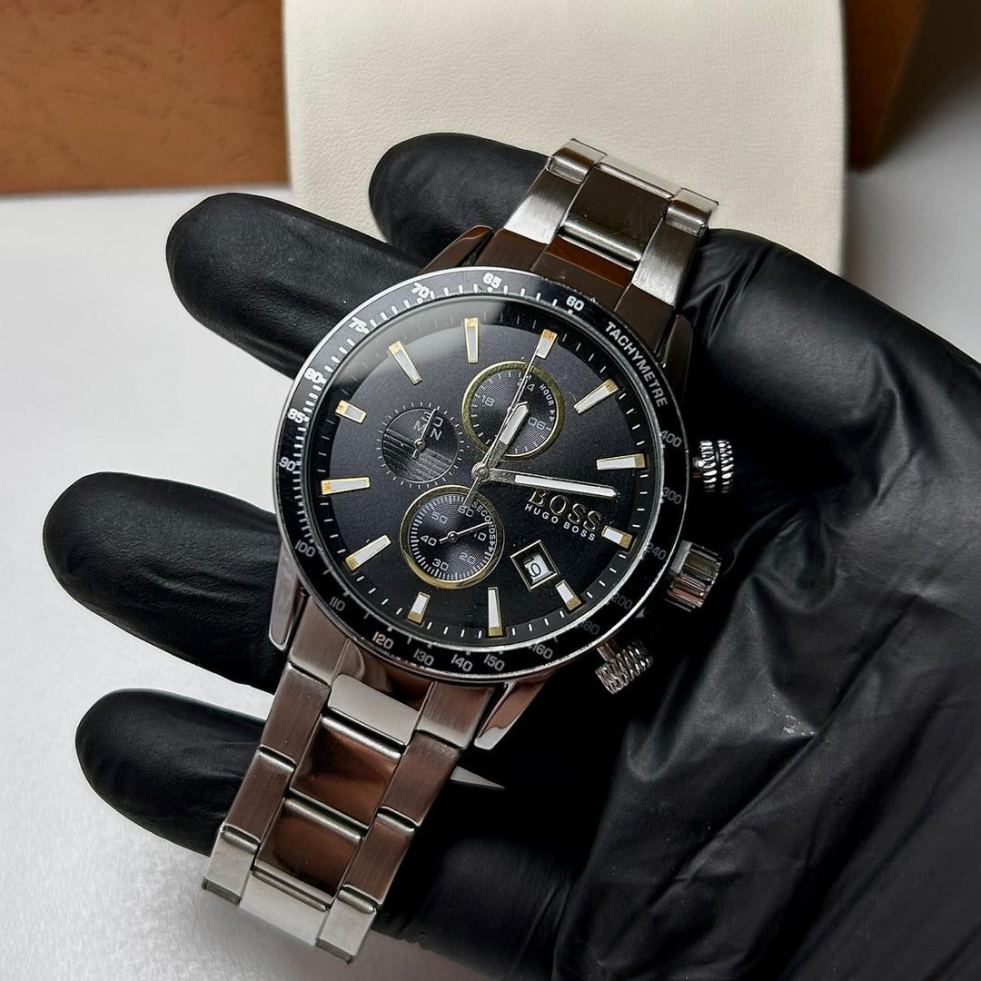 Hugo Boss Executive Chronograph - Silver Black - Giiz store