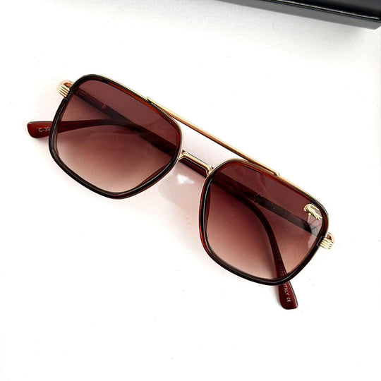 Lacoste Aviator Square – Brown Gradient - Giiz store