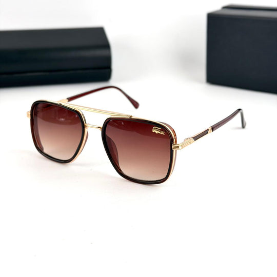 Lacoste Aviator Square – Brown Gradient - Giiz store