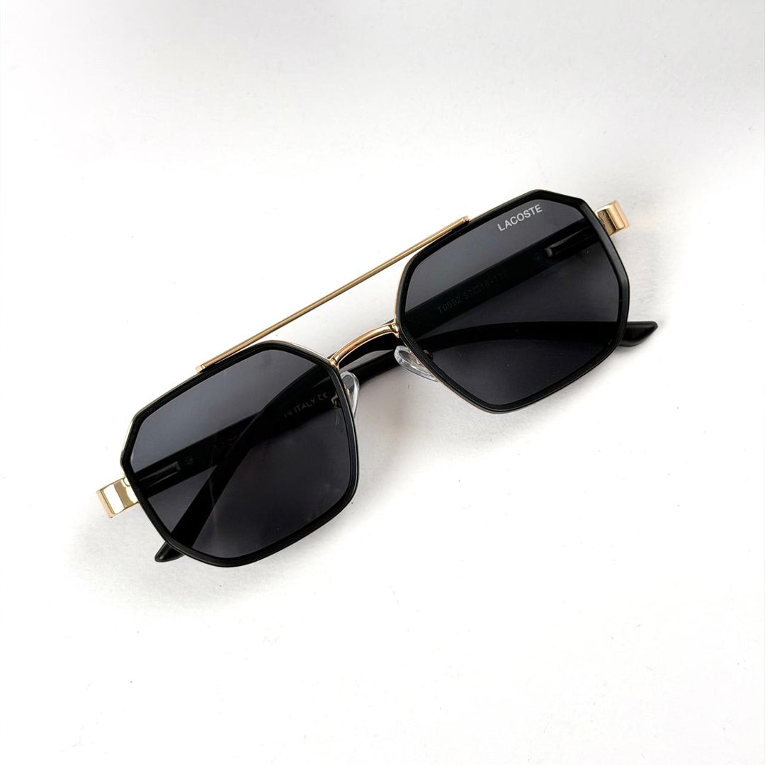Lacoste Geometric Double Bridge - Gold Black - Giiz store