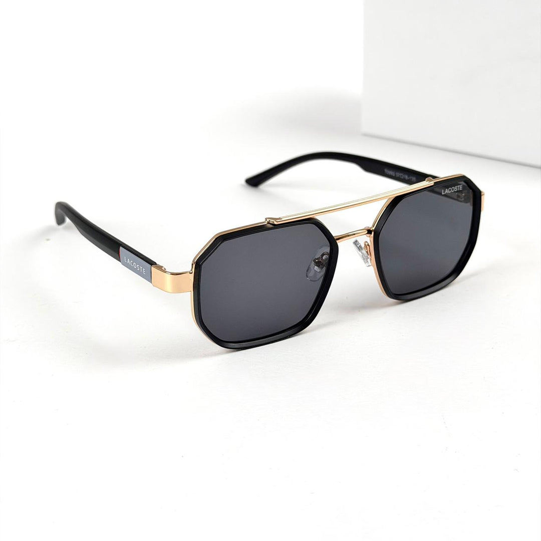 Lacoste Geometric Double Bridge - Gold Black - Giiz store