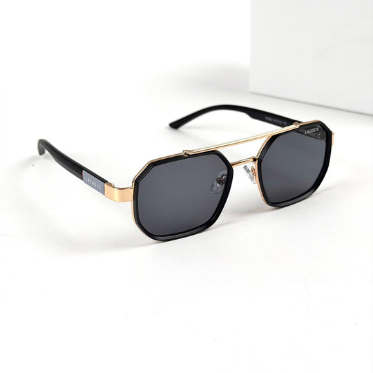 Lacoste Geometric Double Bridge - Gold Black - Giiz store