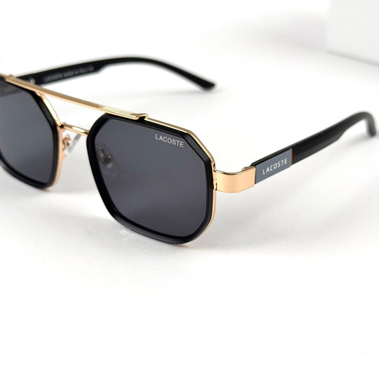 Lacoste Geometric Double Bridge - Gold Black - Giiz store