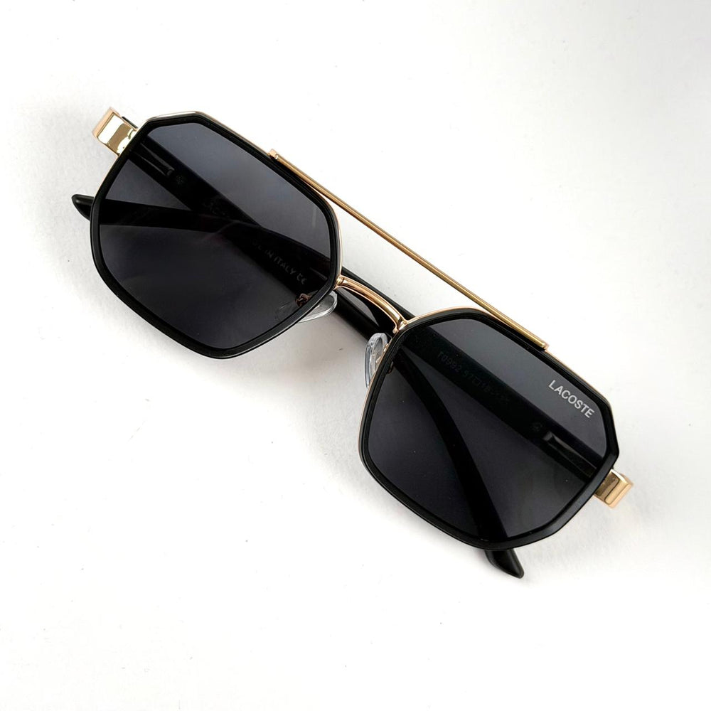 Lacoste Geometric Double Bridge - Gold Black - Giiz store